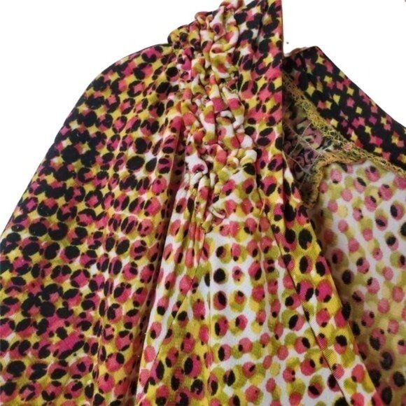 WORTHINGTON |  Multicolor Dotted Blouse - Picture 3 of 5